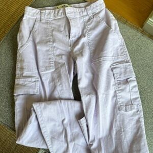 Hollister Women’s Hi rise utility Dad Pants - Light Lavender